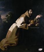 Francisco de Zurbaran Saint Francis in Meditation Sweden oil painting reproduction